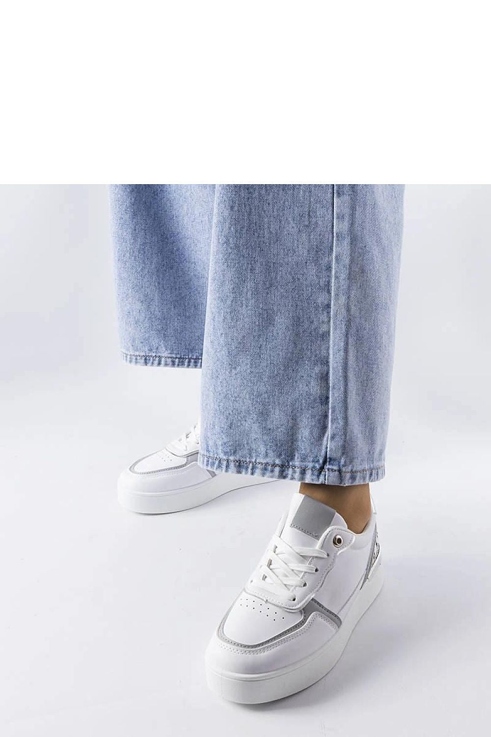 Białe sneakersy na platformie Tooele - Solea