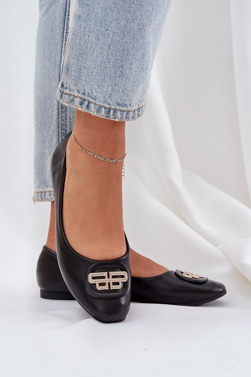 Baleriny Model Ainoria ZA58P Black - Step in style