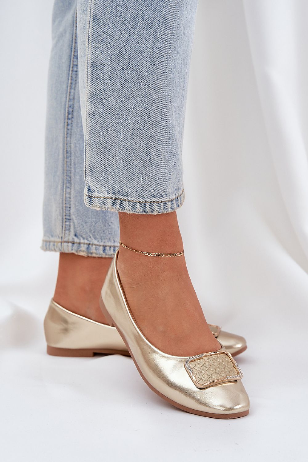 Baleriny Model Tulnelia ZA62P Gold - Step in style