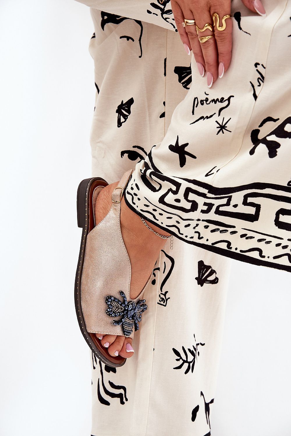 Sandały Model Russona RMR2060-22 Pink Gold - Step in style