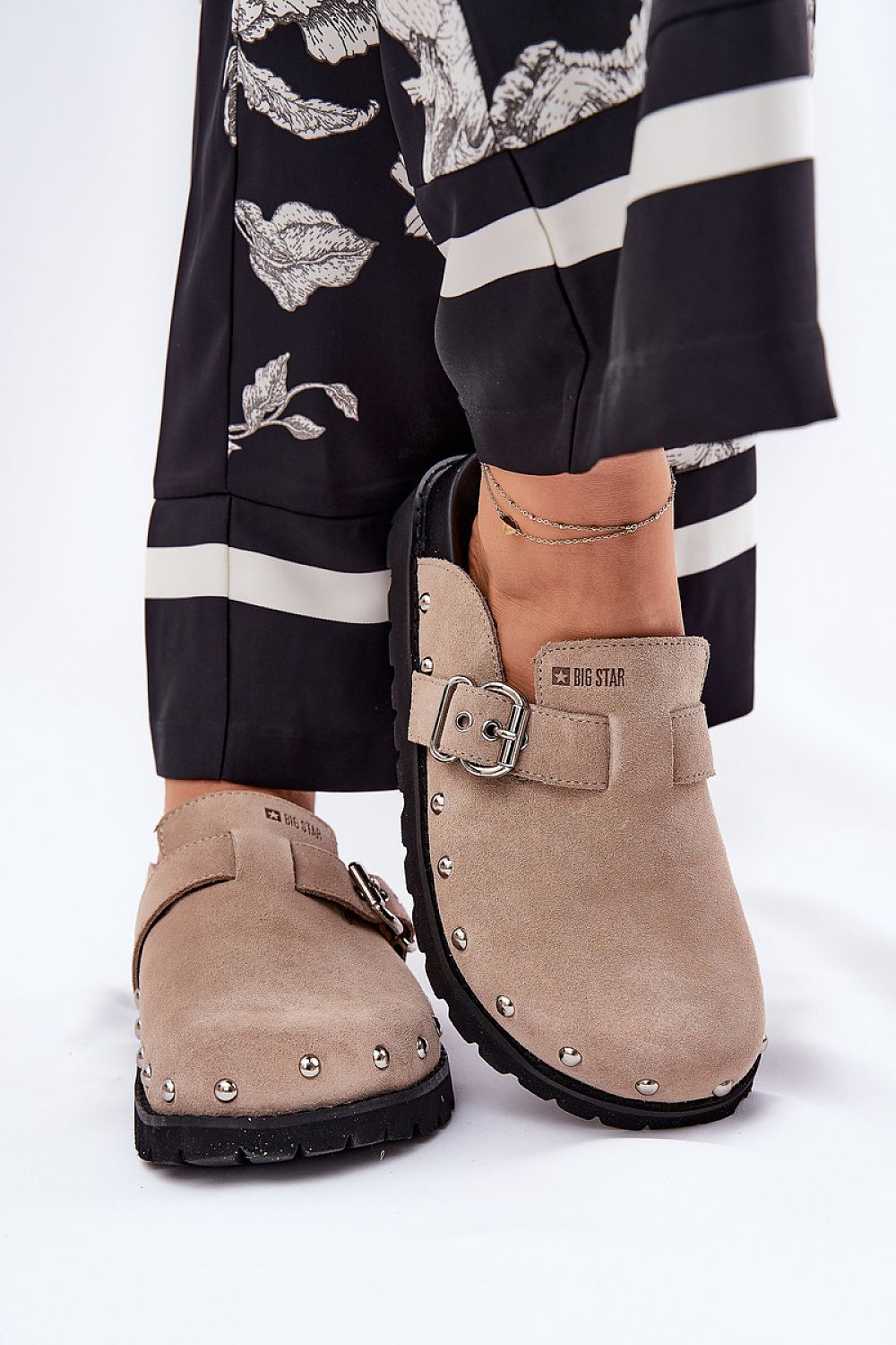 Sandał Klapki Model Big Star RR274A376 Beige - Step in style