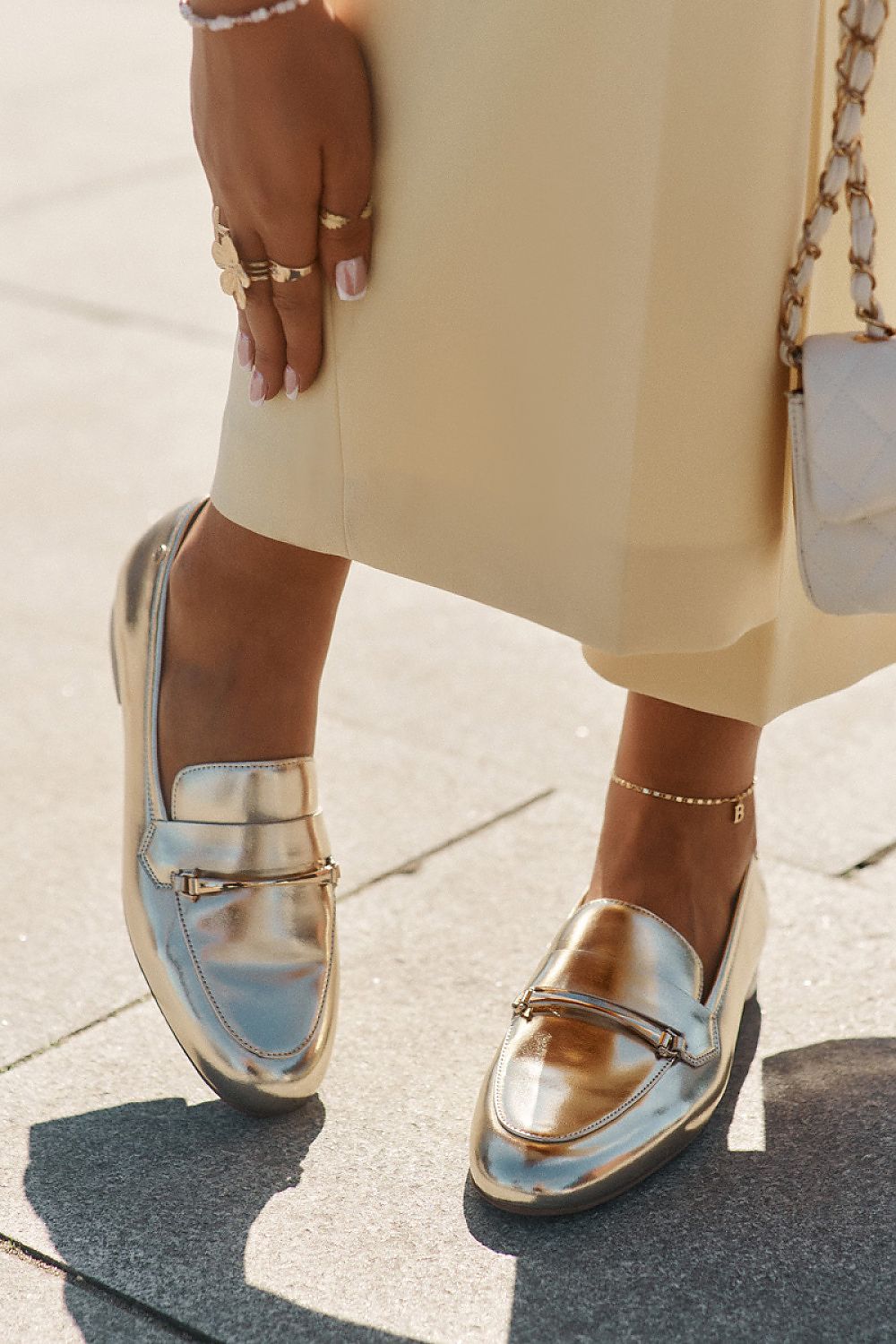 Mokasyny Model Maciejka K6809-25 Gold - Step in style