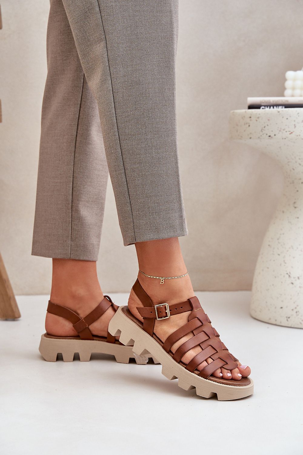 Sandały Model Zazoo 3695 Camel - Step in style