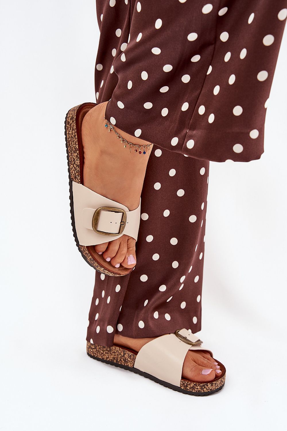 Sandał Klapki Model Vianara WD300 Beige - Step in style