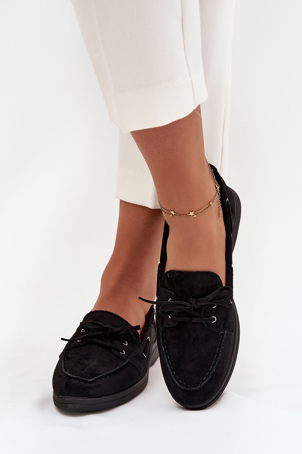 Mokasyny Model Zalina 22-374 Black - Step in style