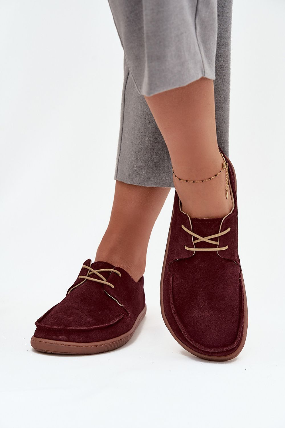 Półbuty Model Zazoo 327 Bordo - Step in style