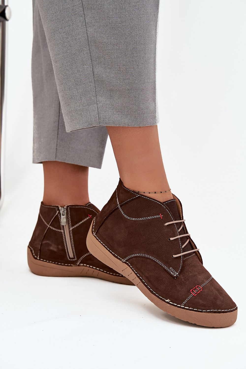 Półbuty Model Artiker 57C2117 Brown - Step in style