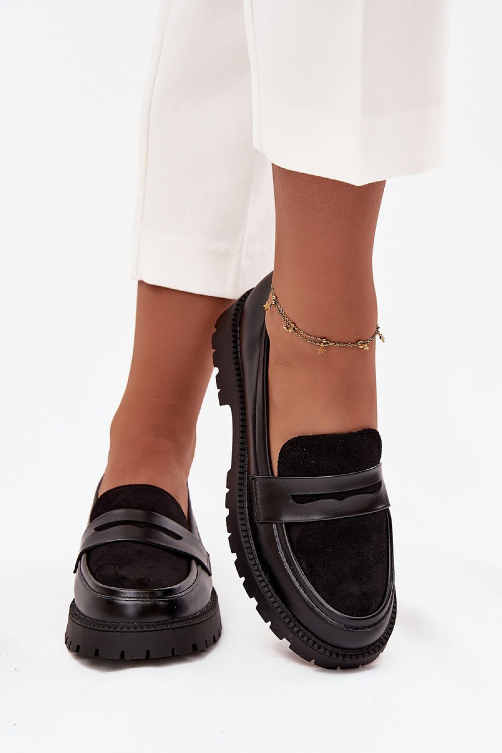 Mokasyny Model Cailen H8-960M Black - Step in style