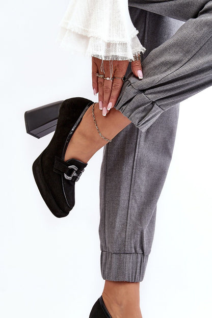   Czółenka Model Laura Messi 2706 500-173 Black - Step in style 