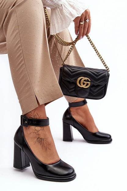   Czółenka Model Idovana M059 Black - Step in style 