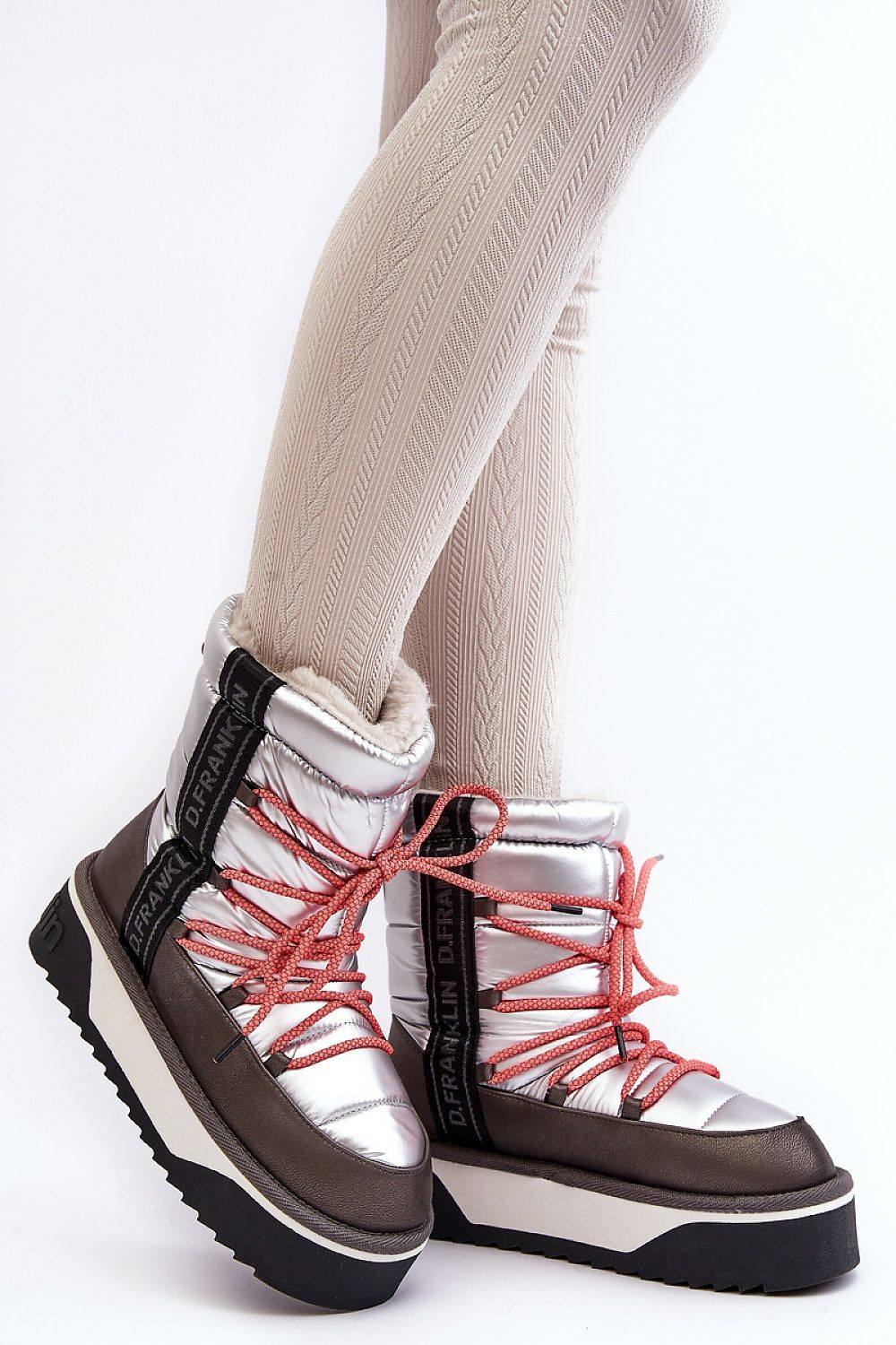   Śniegowce Model D.Franklin DFSH371006 Silver - Step in style 