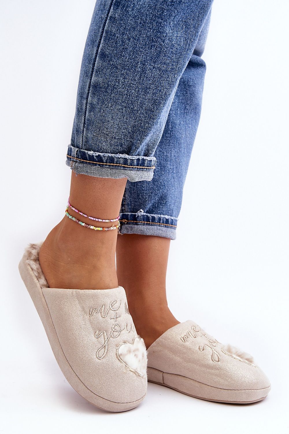   Kapcie Model Geraja MD6003 Beigfe - Step in style 