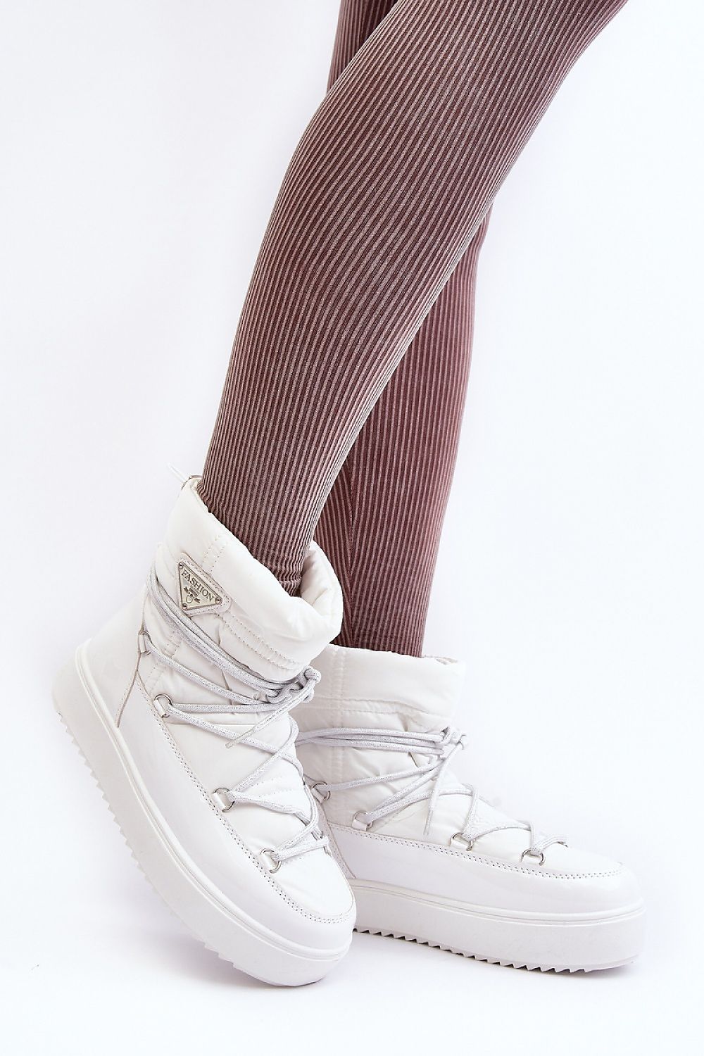   Śniegowce Model Fleure NB606 White - Step in style 