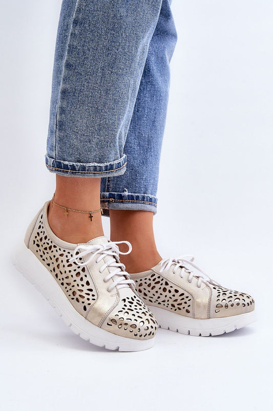   Półbuty Model Zazoo 2821/004 Gold - Step in style 