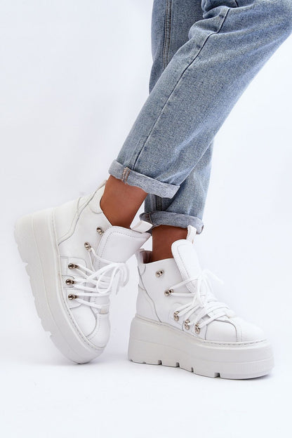   Buty Sportowe Model Zazoo 3416 White - Step in style 