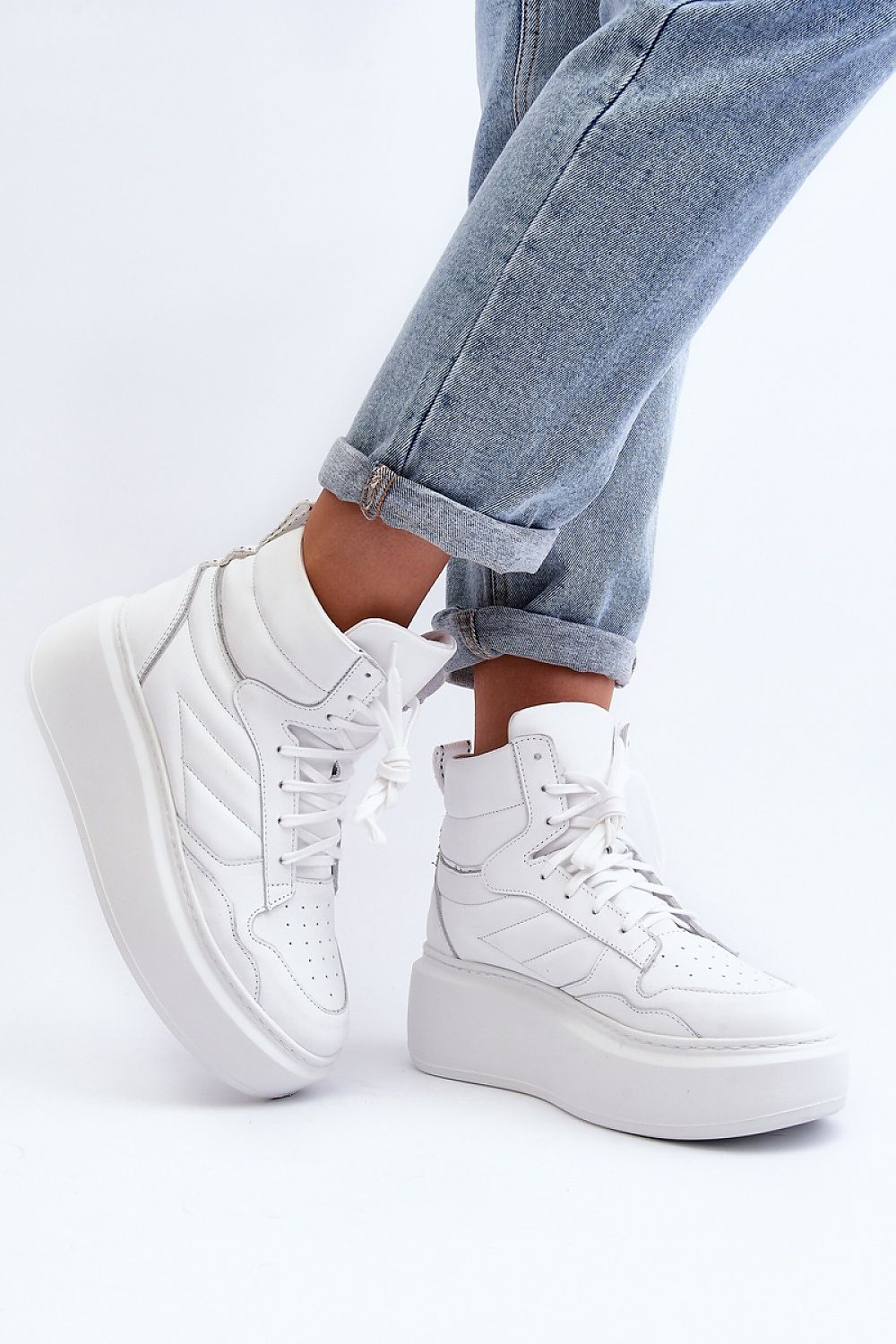   Buty Sportowe Model Zazoo 3392/X White - Step in style 