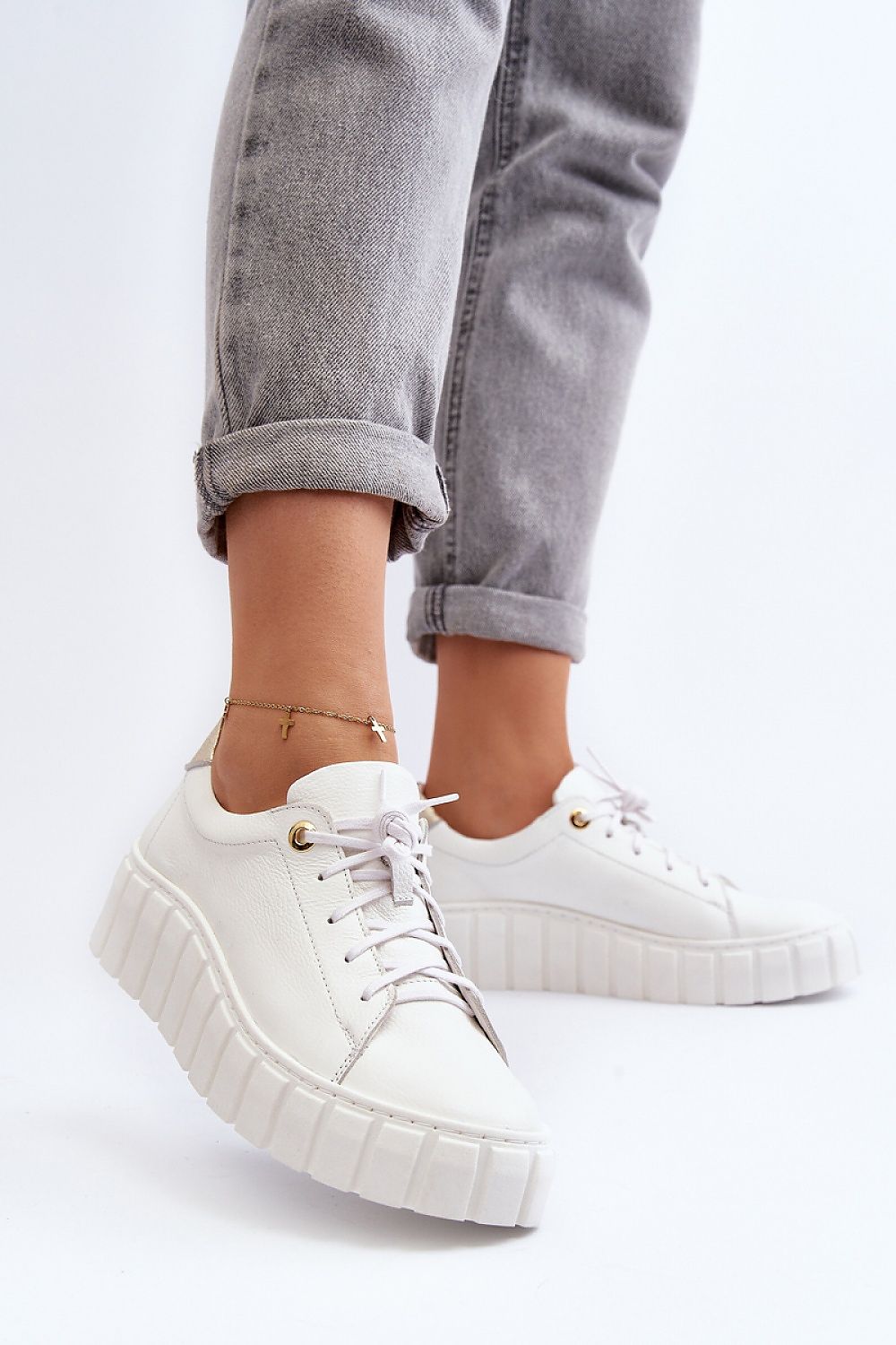   Półbuty Model Zazoo 2919 2919/009 White - Step in style 