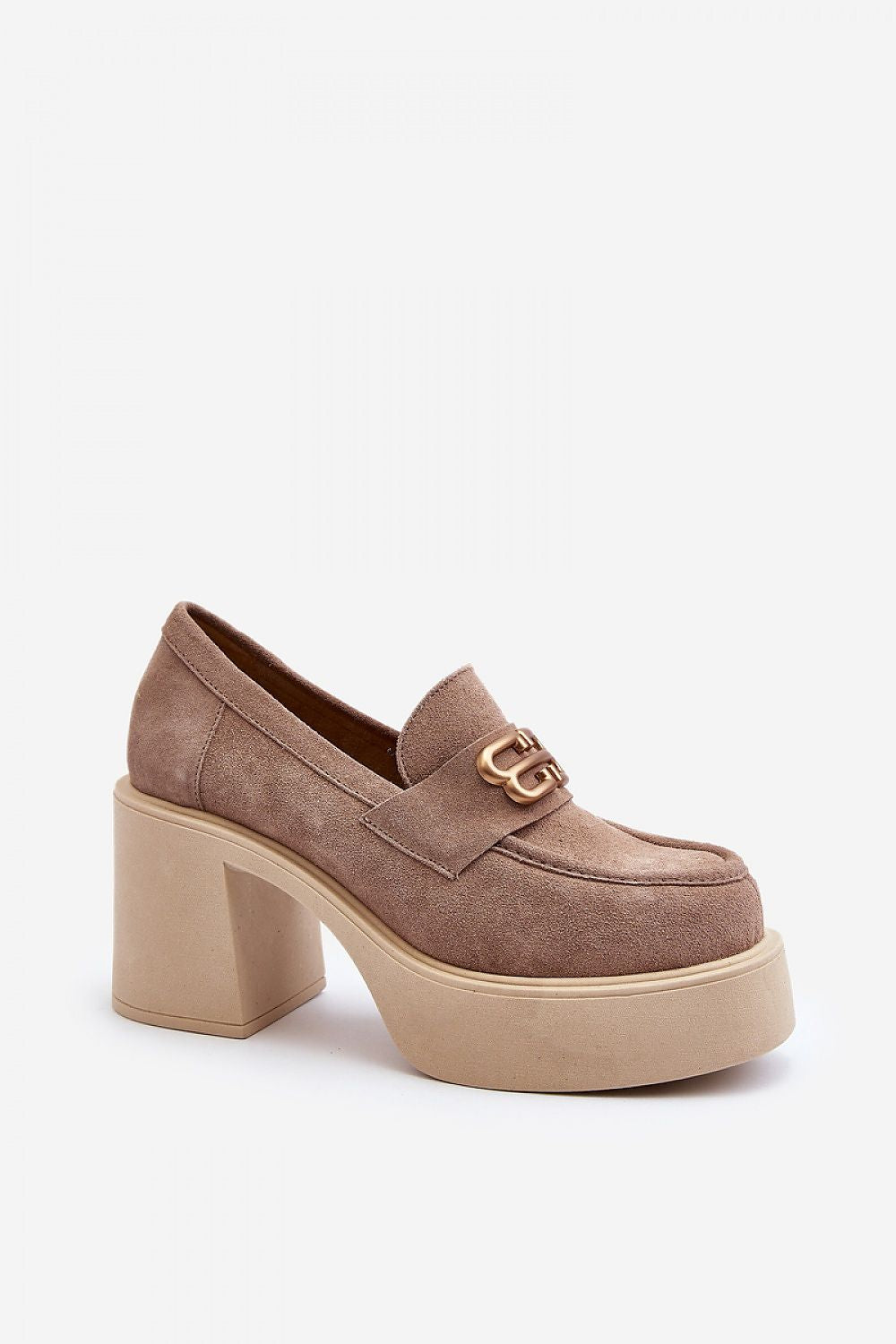   Półbuty Model Zazoo 20170 Beige - Step in style 