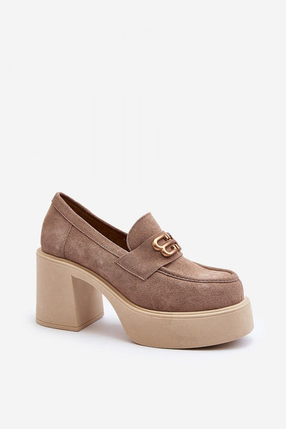   Półbuty Model Zazoo 20170 Beige - Step in style 