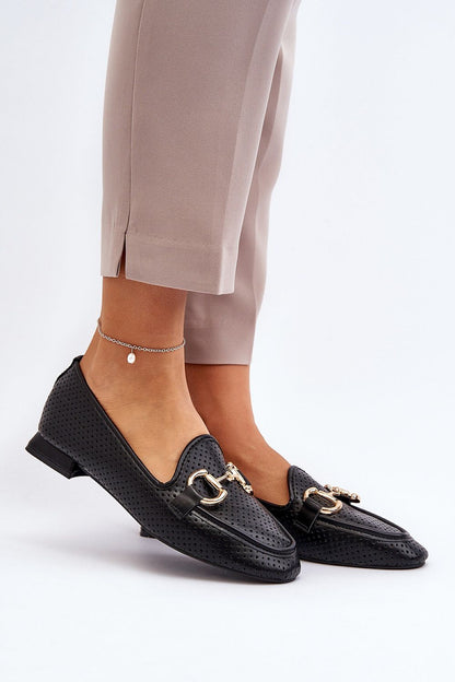   Mokasyny Model Iluvana FF-33 Black - Step in style 