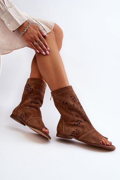  Sandały Model Zazoo 3437 Brown - Step in style 