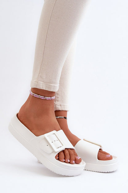  Sandał Klapki Model Big Star NN274A661 White - Step in style 