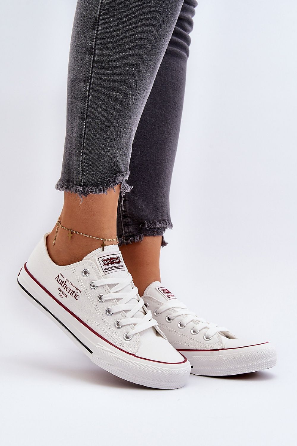   Trampki Model Big Star NN274235 White - Step in style 