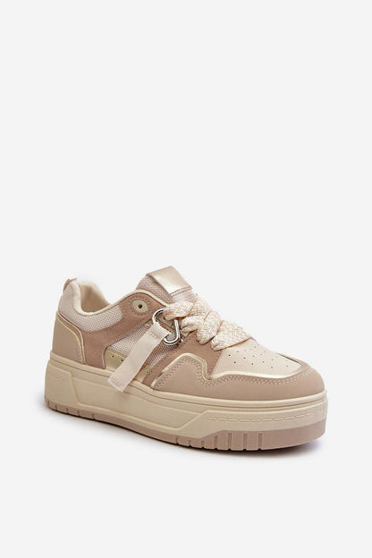   Buty Sportowe Model Moun WX-131 Beige - Step in style 