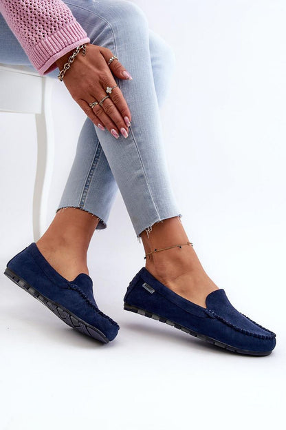   Mokasyny Model Amrutia DF937 Navy - Step in style 