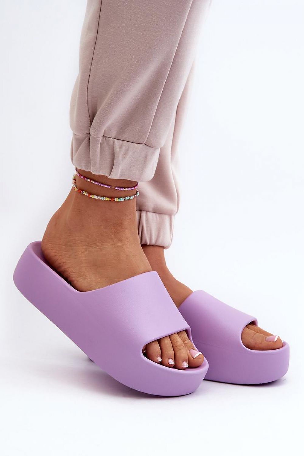  Sandał Klapki Model Oreithano S001 Violet - Step in style 