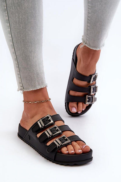  Sandał Klapki Model Zaxy NN2850099 Black - Step in style 