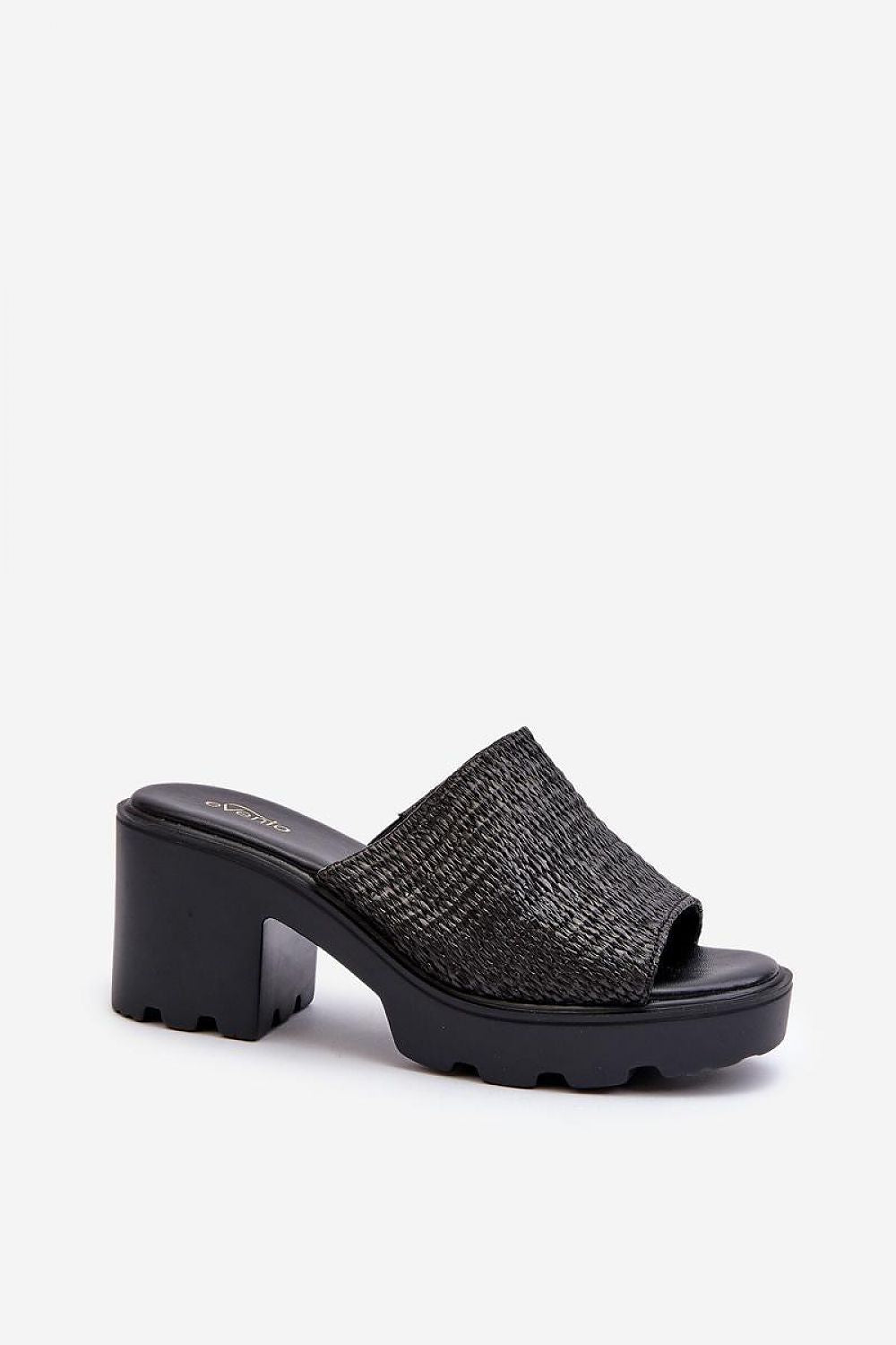  Sandał Klapki Model Titantha 24SD98-6989 Black - Step in style 