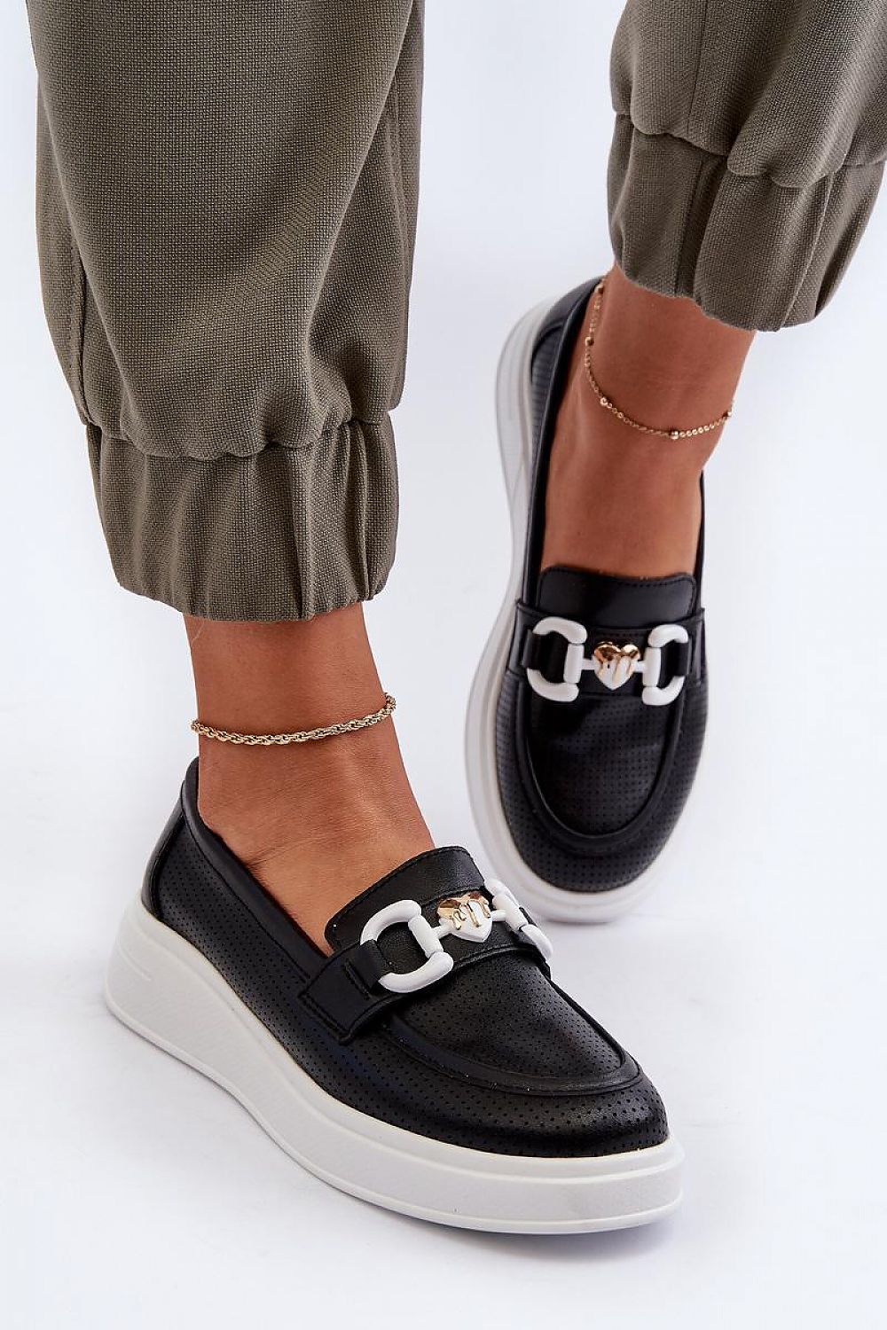   Mokasyny Model S.Barski LR720 Black - Step in style 