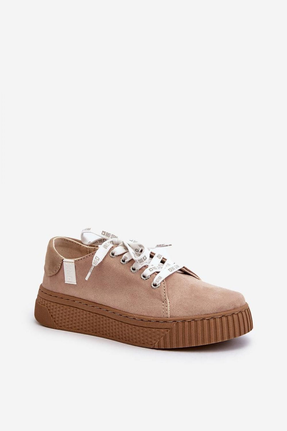   Trampki Model Memory Foam System Big Star NN276002 Dark Beige - Step in style 