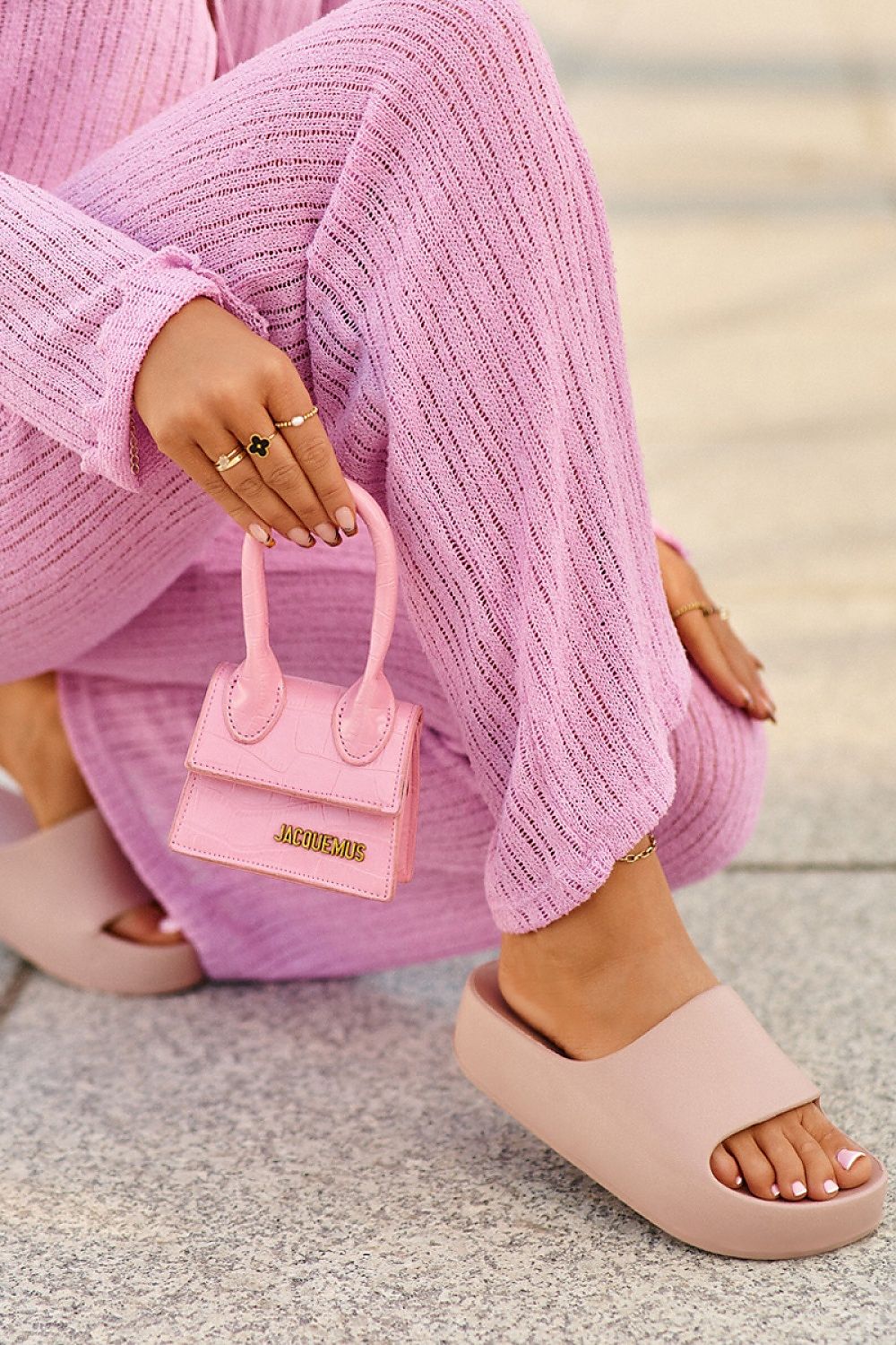  Sandał Klapki Model Airaplea 24SD19-7564 Pink - Step in style 