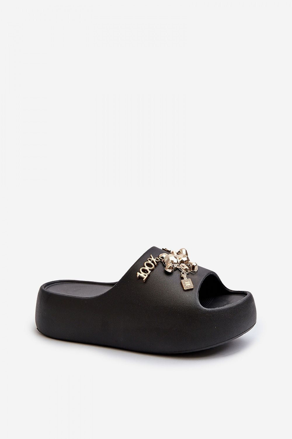  Sandał Klapki Model Orchia BG177 Black - Step in style 