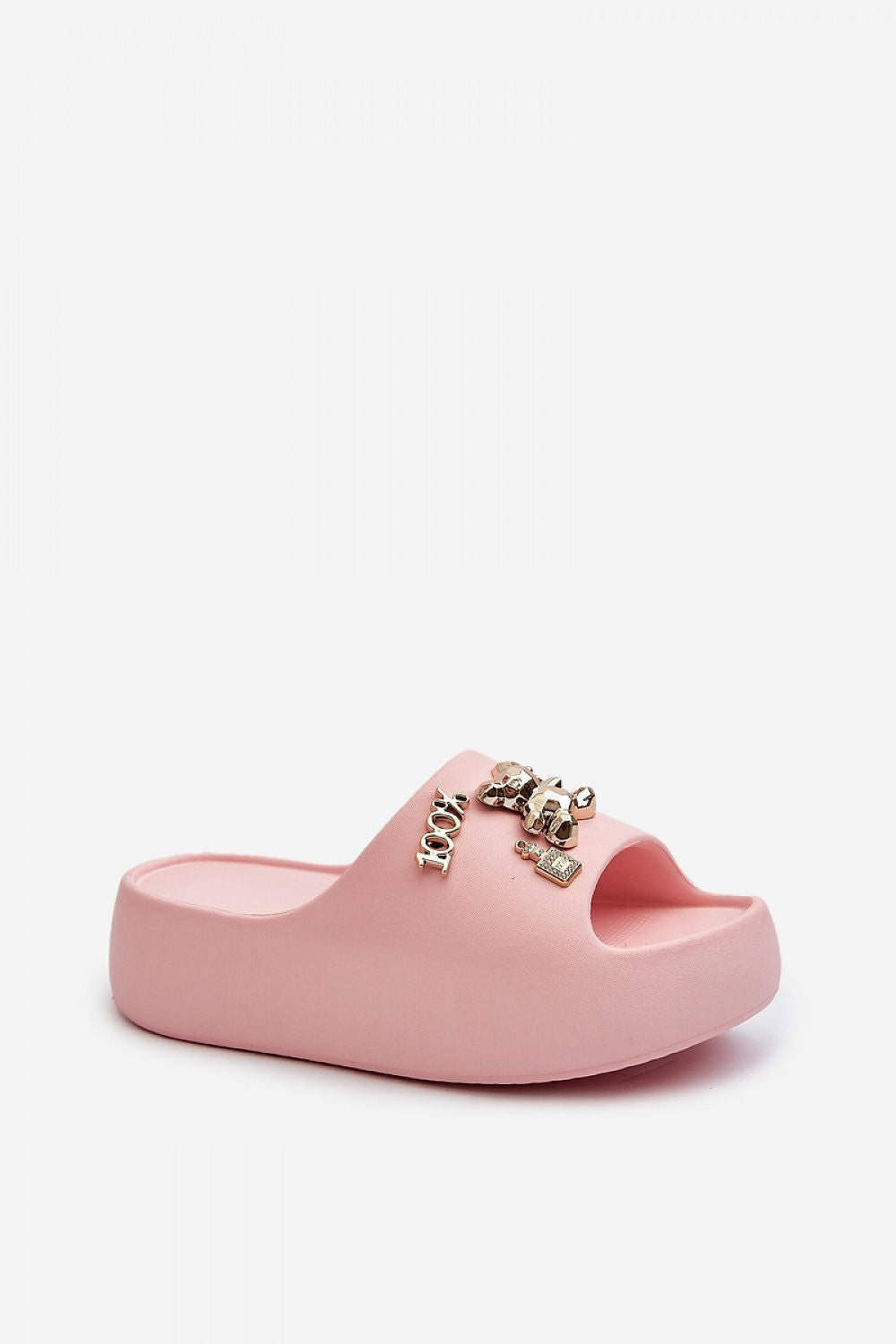  Sandał Klapki Model Orchia BG177 Pink - Step in style 