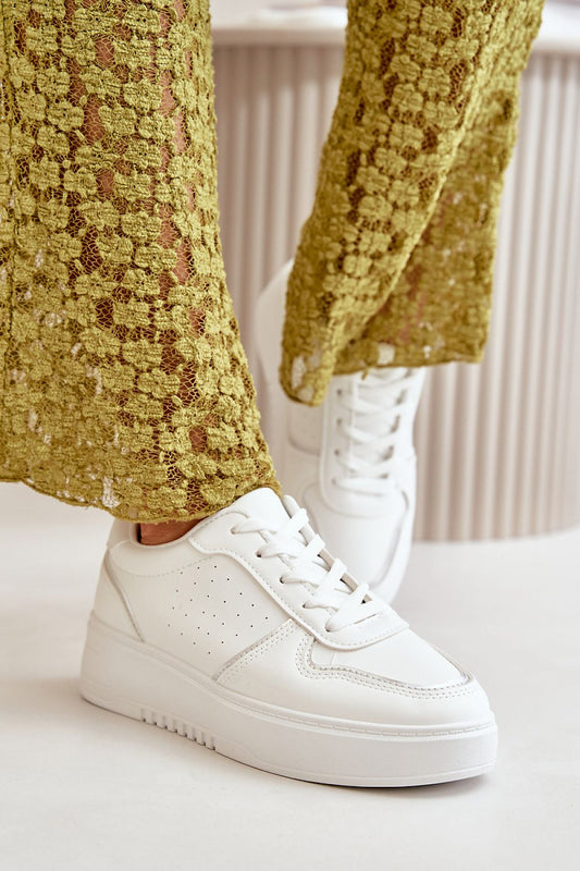   Buty Sportowe Model Mistra MS3107 White/Silver - Step in style 