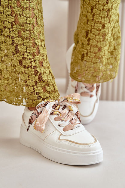   Buty Sportowe Model Mistra MS3107 White/Gold - Step in style 