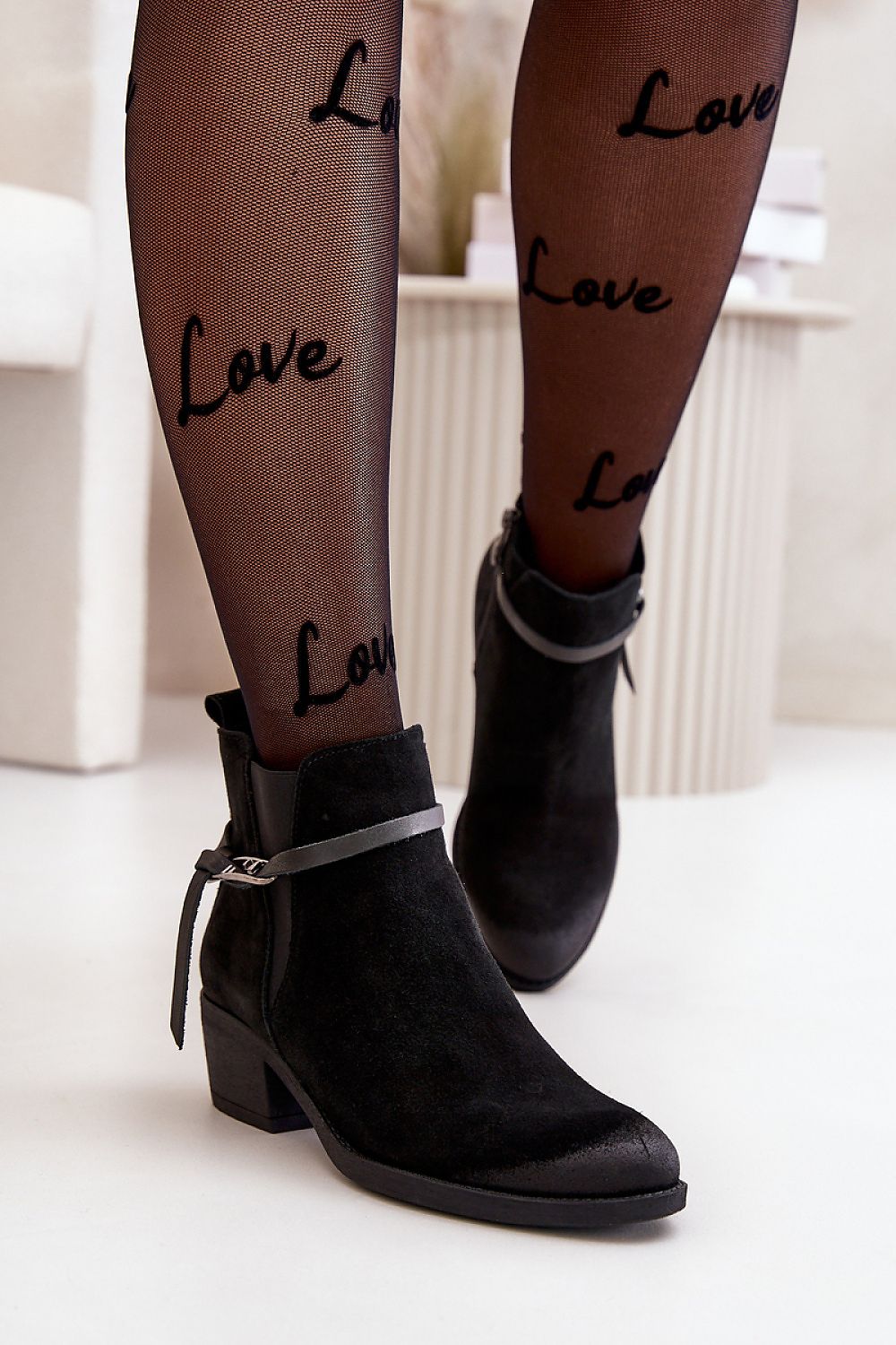   Botki Model Zazoo 60478 Black - Step in style 