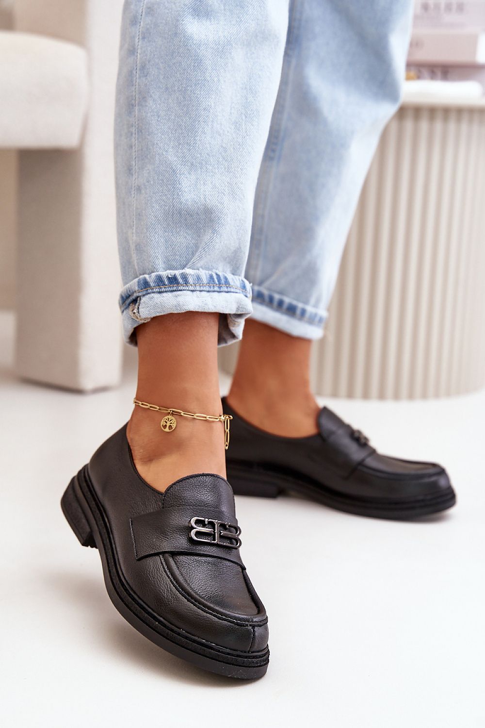   Półbuty Model Zazoo 20174 Black - Step in style 