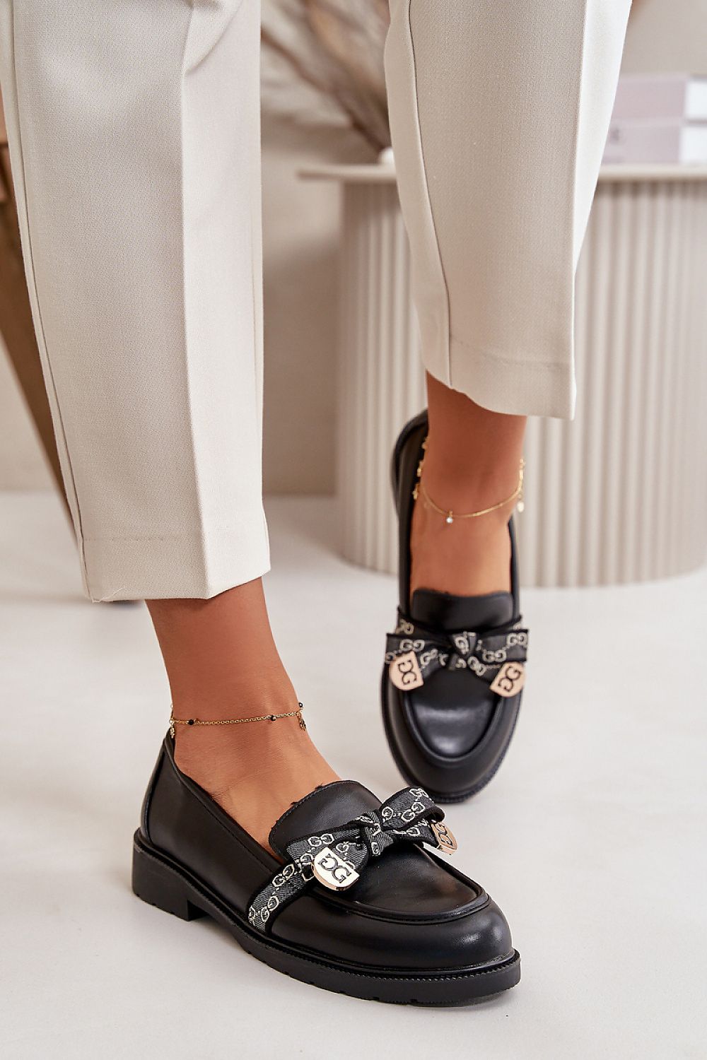   Mokasyny Model S.Barski HY42-331 Black - Step in style 