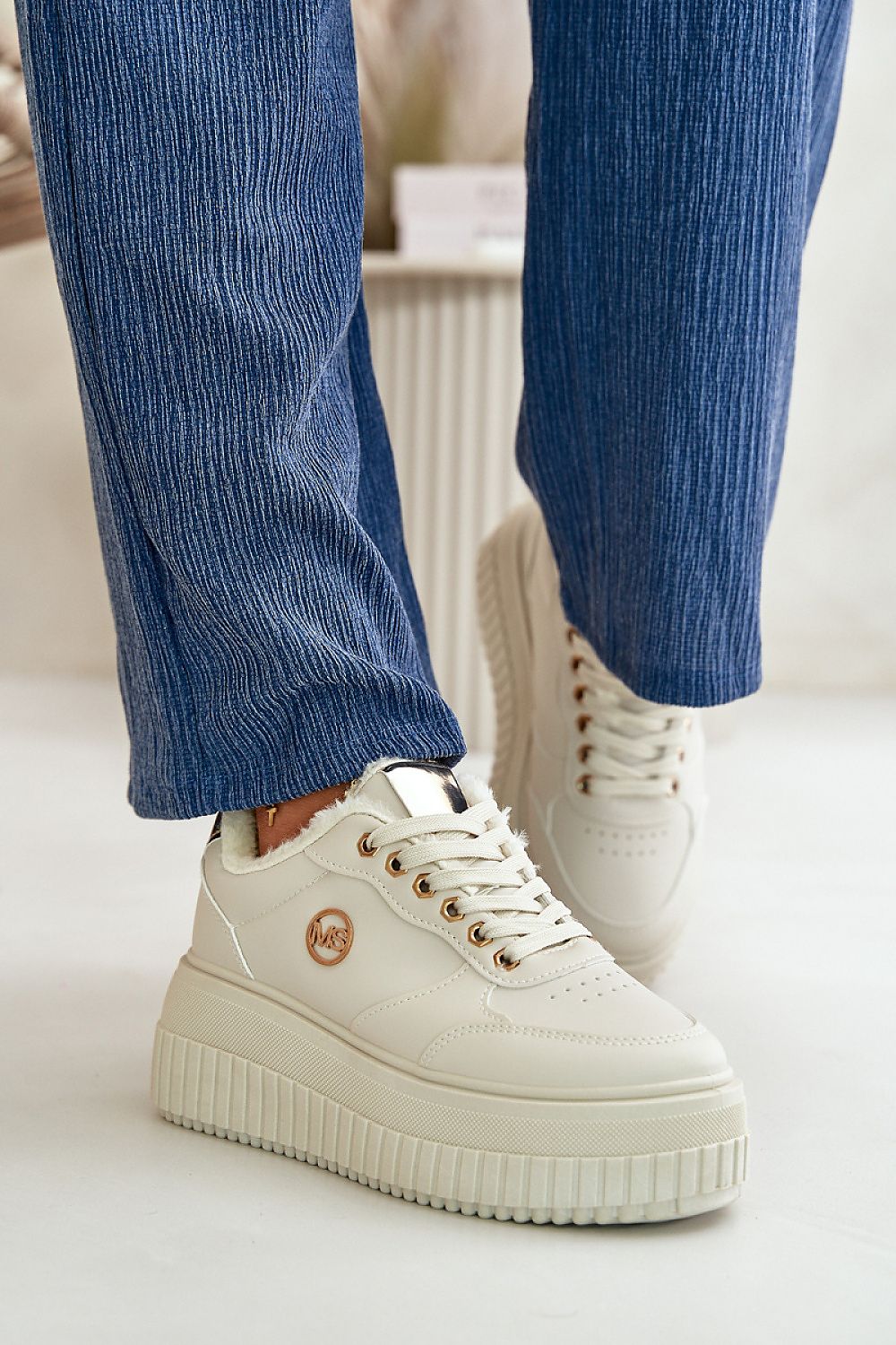   Buty Sportowe Model Ardiela TL291-8 Beige - Step in style 