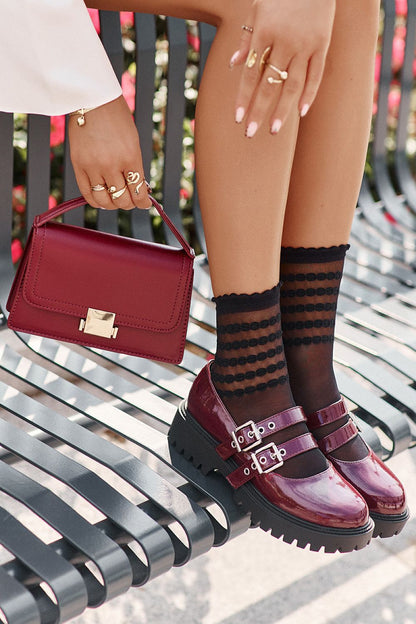   Półbuty Model Terione L2856 Burgund - Step in style 