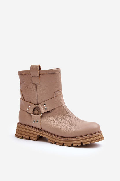   Botki Model Lewski 3610 Beige - Step in style 