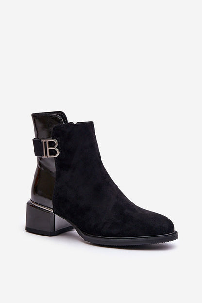   Botki Model MR880-040 Black - Step in style 