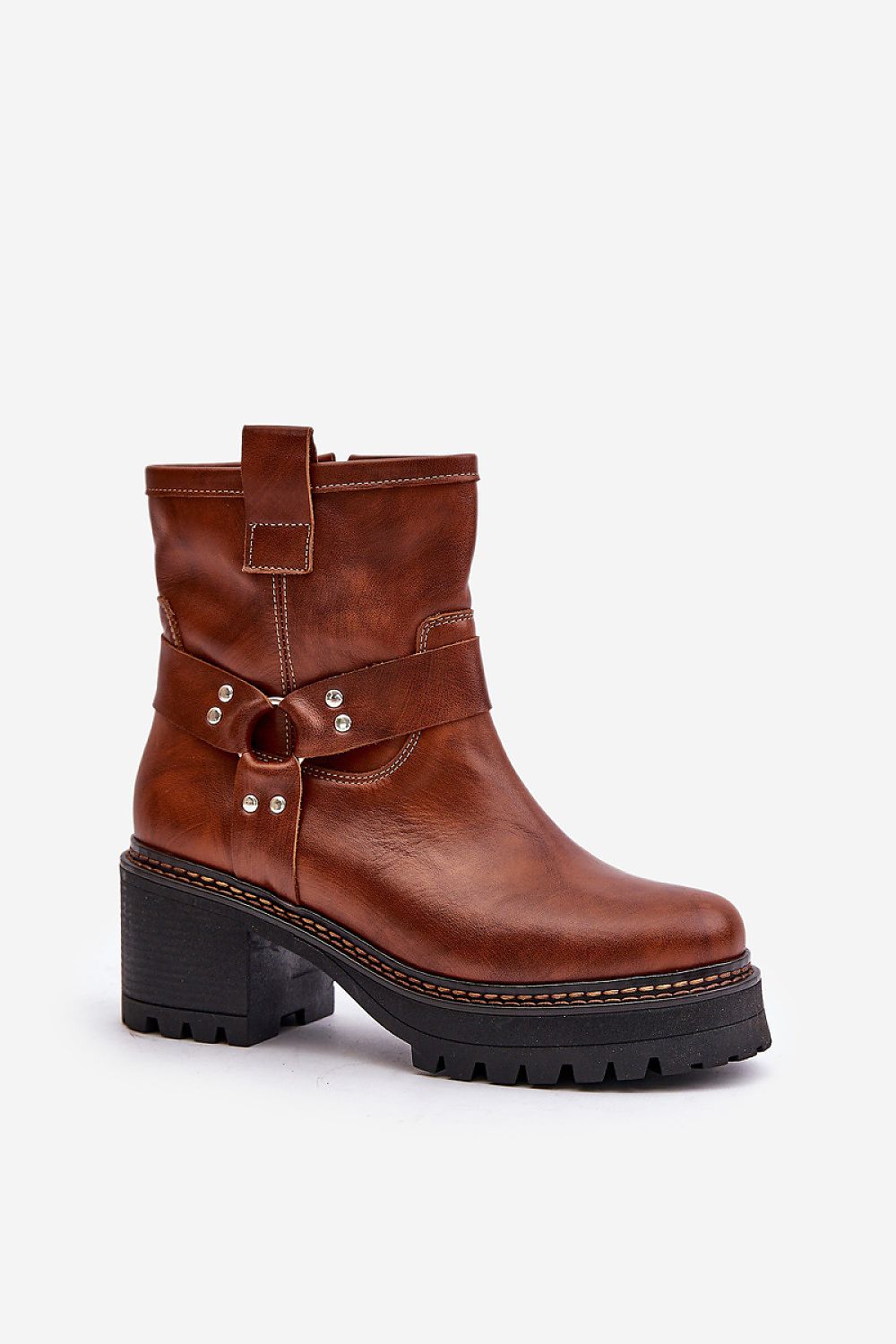   Botki Model Lewski 3435 Brown - Step in style 