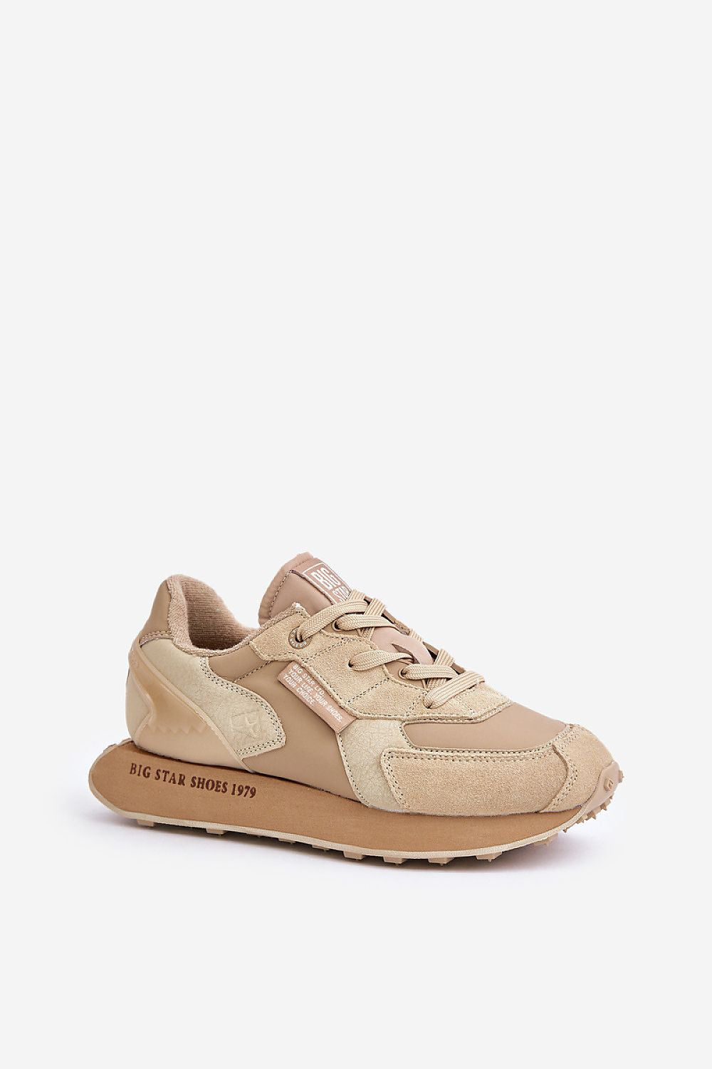   Buty Sportowe Model Big Star OO274564 Hi-Polly System Beige - Step in style 