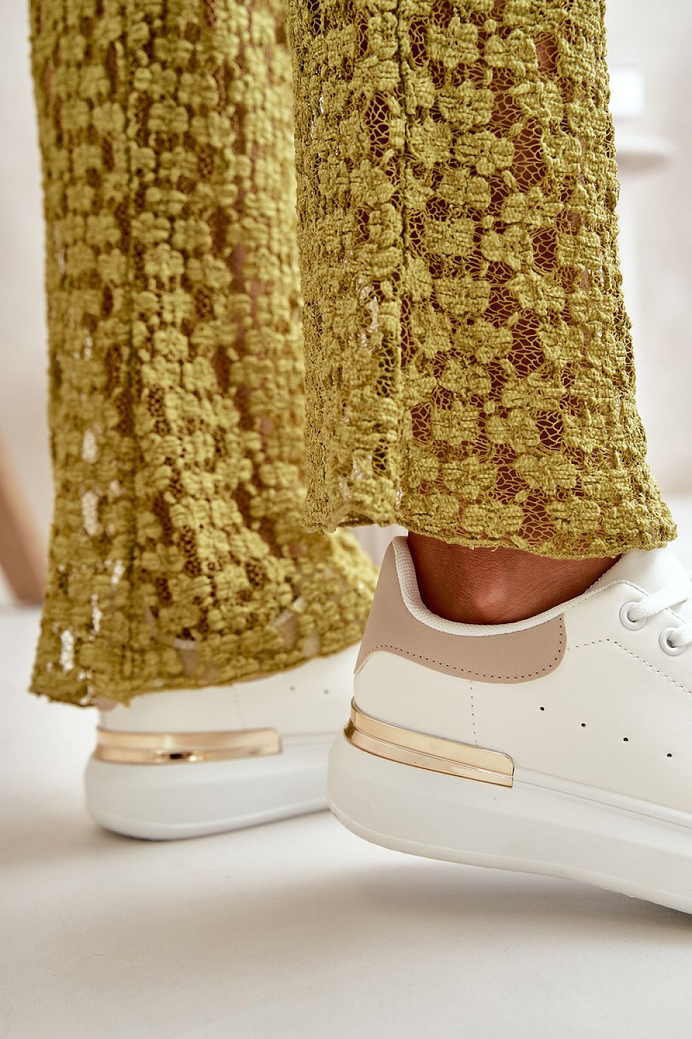   Trampki Model Nevelena JDJ-18 White/Beige - Step in style 