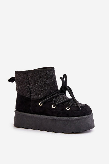   Śniegowce Model Mavora HY868 Black - Step in style 